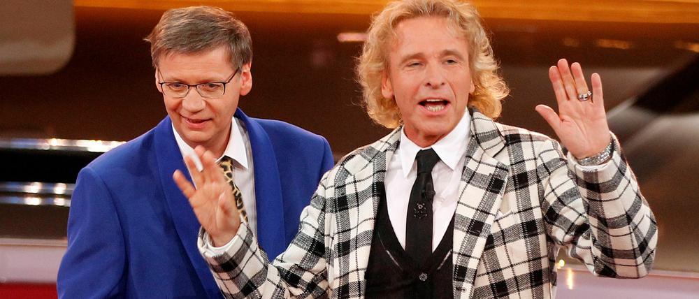 Karierte Anzüge passen besser zu Locken als zu einem Seitenscheitel. Günther Jauch lehnt Nachfolge von Thomas Gottschalk bei "Wetten, dass..?" ab. 