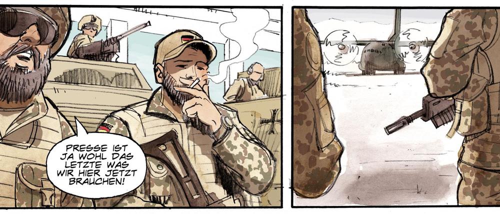 Von der Realität inspiriert: Eine Szene aus „Wave and Smile“.