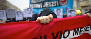 Auf der "Silvio-Meier-Demonstration".