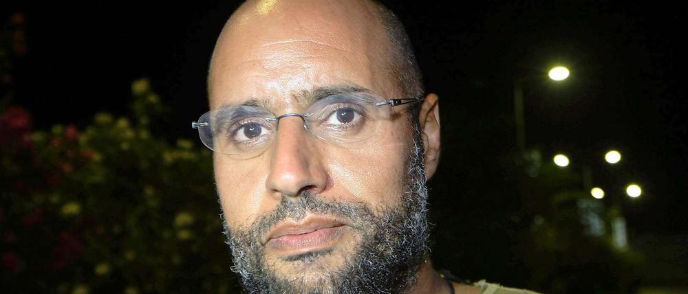 Saif al-Islam, Archivaufnahme vom August 2011 in Tripolis.