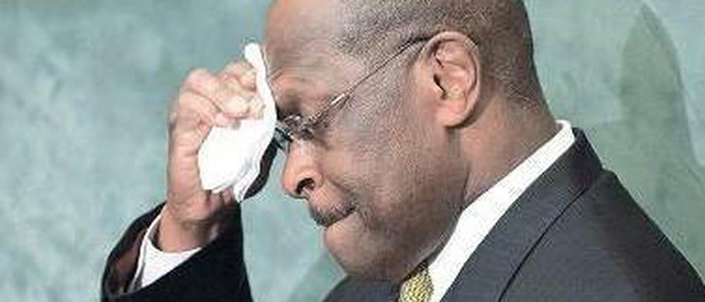 Leugnet alles. Herman Cain, einstiger republikanischer Hoffnungsträger. Foto: Reuters