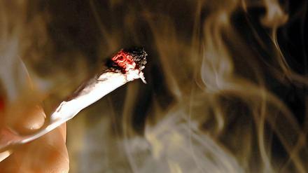 Joints sind auch auf Schulhöfen keine Seltenheit.