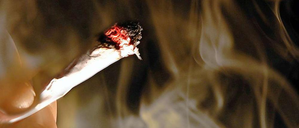 Joints sind auch auf Schulhöfen keine Seltenheit.