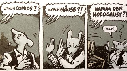 Unter Rechtfertigungsdruck: Spiegelman in einem Selbstporträt aus dem Meta-Maus-Band.