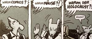 Unter Rechtfertigungsdruck: Spiegelman in einem Selbstporträt aus dem Meta-Maus-Band.