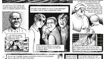 Klima der Angst: Eine Seite aus dem Buch.