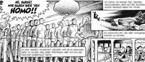 Klima der Angst: Eine Seite aus dem Buch.