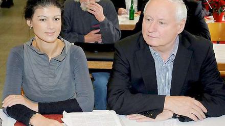 Mehr als Kollegen: Sahra Wagenknecht und Oskar Lafontaine. 