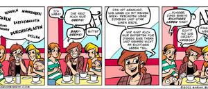 Voll das Leben: Eine Szene aus Sarah Burrinis Strip „Das Leben ist kein Ponyhof“.