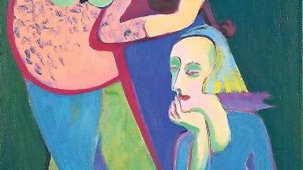 Musikalisch. Aus einer norddeutschen Privatsammlung kommt „Die Violinistin“ von Ernst Ludwig Kirchner (1937), die bei Grisebach mindestens 500.000 Euro bringen soll. Ein spätes Bild, das im Jahr vor seinem Tod entstand. Mit ihm gelingt dem expressionistischen Maler die Synthese seiner abstrakten Phase mit einer wiedererlangten Gegenständlichkeit.