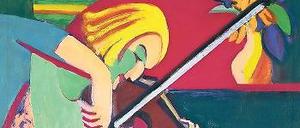 Musikalisch. Aus einer norddeutschen Privatsammlung kommt „Die Violinistin“ von Ernst Ludwig Kirchner (1937), die bei Grisebach mindestens 500.000 Euro bringen soll. Ein spätes Bild, das im Jahr vor seinem Tod entstand. Mit ihm gelingt dem expressionistischen Maler die Synthese seiner abstrakten Phase mit einer wiedererlangten Gegenständlichkeit.