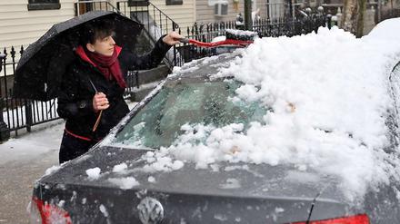Für insgesamt 12 Staaten herrschten es offizielle Wintersturmwarnungen.