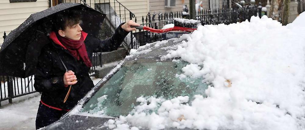 Für insgesamt 12 Staaten herrschten es offizielle Wintersturmwarnungen.