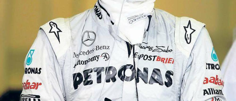 Weiter in Silber. Rosberg verlängerte seinen Vertrag über 2013 hinaus. Foto: Reuters