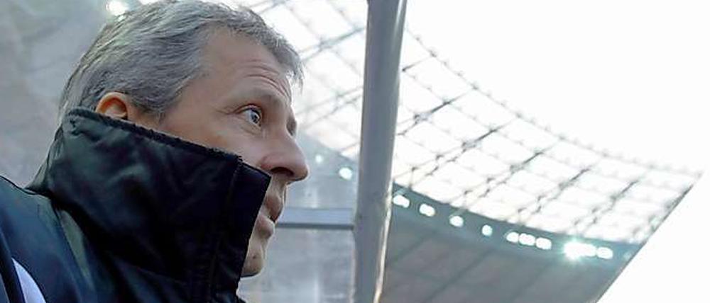 Lucien Favre, 54, ist seit Februar Trainer bei Borussia Mönchengladbach. Zuvor hat er etwas mehr als zwei Jahre bei Hertha BSC gearbeitet.