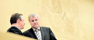 Bald getrennte Wege. Bayerns Noch-Finanzminister Georg Fahrenschon hat seinen Parteichef, Ministerpräsident Horst Seehofer, über seine Pläne längst informiert. Foto: dapd