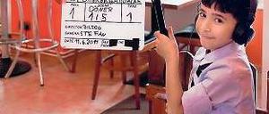 Wie die Großen. Der zehn Jahre alte Omar beim Filmdreh. 
