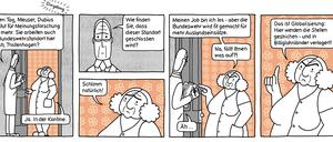 Immer wieder sonntags: Der aktuelle Strip von Katharina Greve - zum Lesen bitte auf die Lupe klicken.