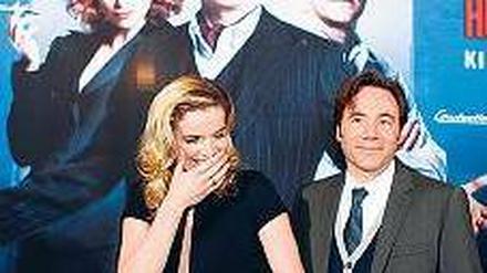 Lachen erlaubt. Michael Bully Herbig und Thekla Reuten freuen sich.