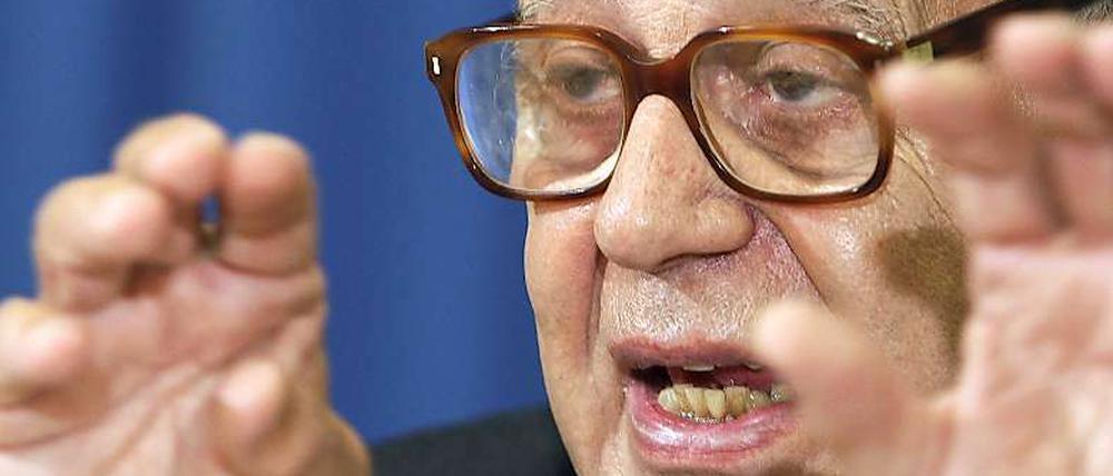 War mit seinem Redetext bei den Salzburger Festspielen nicht erwünscht: Jean Ziegler. 