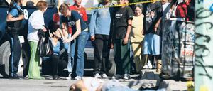 Zwei weitere Tote gab es bei diesem Schusswechsel im April in Ciudad Juárez. Doch viele mexikanische Medien blenden die Gewalt inzwischen aus, denn die Hintergründe von Organisierter Kriminalität und Korruption zu recherchieren ist gefährlich. Fast 80 Journalisten wurden in den letzten zehn Jahren getötet. Foto: Reuters