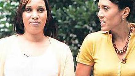 Nafissatou Diallo (links) im Gespräch mit ABC-Reporterin Robin Roberts. 