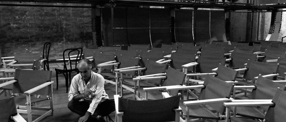 Klänge aus der Stille bergen. Luigi Nono Anfang der achtziger Jahre. Foto: contrasto/laif