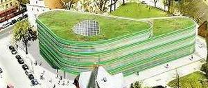 HU-intern aufgrund seiner Form auch "Amöbe" genannt: So sieht der geplante Bau für die HU-Biologen aus. 