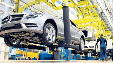 Absatzrekord. Daimler und die meisten anderen Autohersteller stoßen inzwischen an Kapazitätsgrenzen.