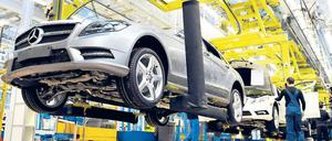Absatzrekord. Daimler und die meisten anderen Autohersteller stoßen inzwischen an Kapazitätsgrenzen.