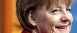 Auch weiterhin im Rennen. Angela Merkel.