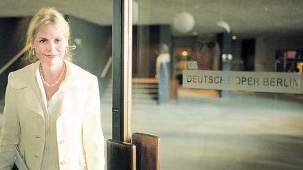 Volles Haus, trotz allem. Kirsten Harms im Foyer der Charlottenburger Oper. Foto: ddp