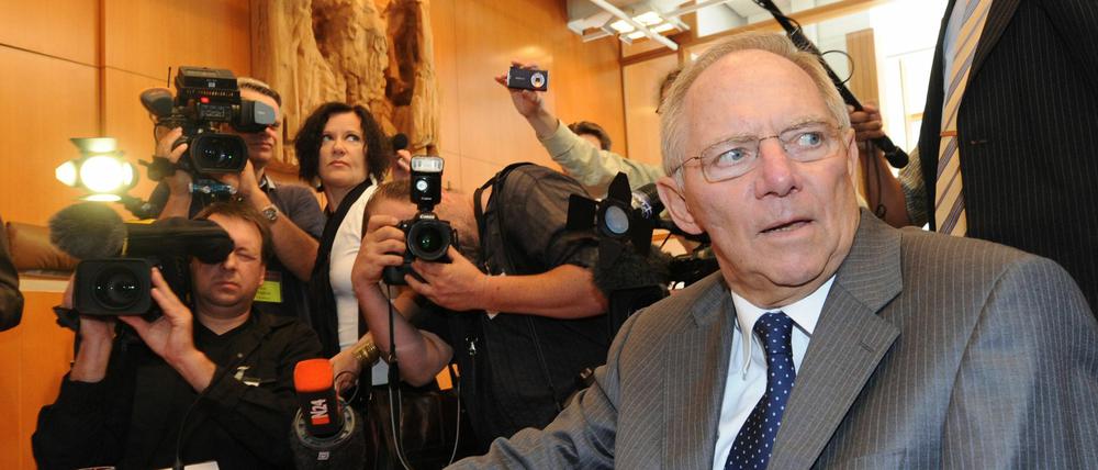 Bundesfinanzminister Wolfgang Schäuble.