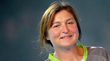 Die fast 50-jährige Birgit Fischer will es noch einmal wissen.
