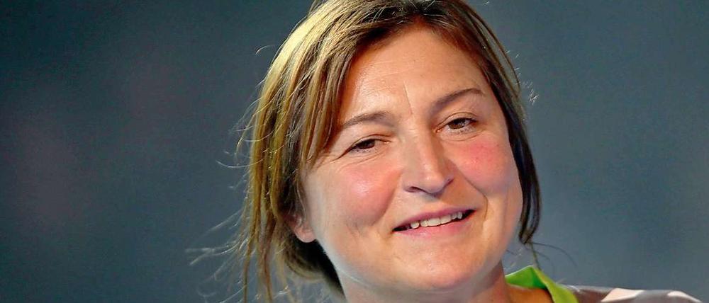 Die fast 50-jährige Birgit Fischer will es noch einmal wissen.