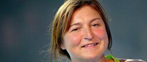 Die fast 50-jährige Birgit Fischer will es noch einmal wissen.