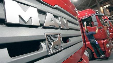 Großer Volkswagen. Das Lkw-Bündnis aus MAN, Scania und Volkswagen muss noch von mehr als 20 Wettbewerbsbehörden rund um den Globus genehmigt werden.