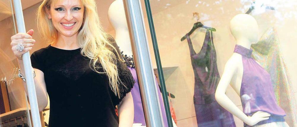 Neu am Kurfürstendamm. Designerin Olga Roh liebt die „klassische, unterkühlte Architektur“ Berlins, wie sie sagt. Jetzt startet sie hier ihren ersten deutschen Store. Foto: Davids/Darmer