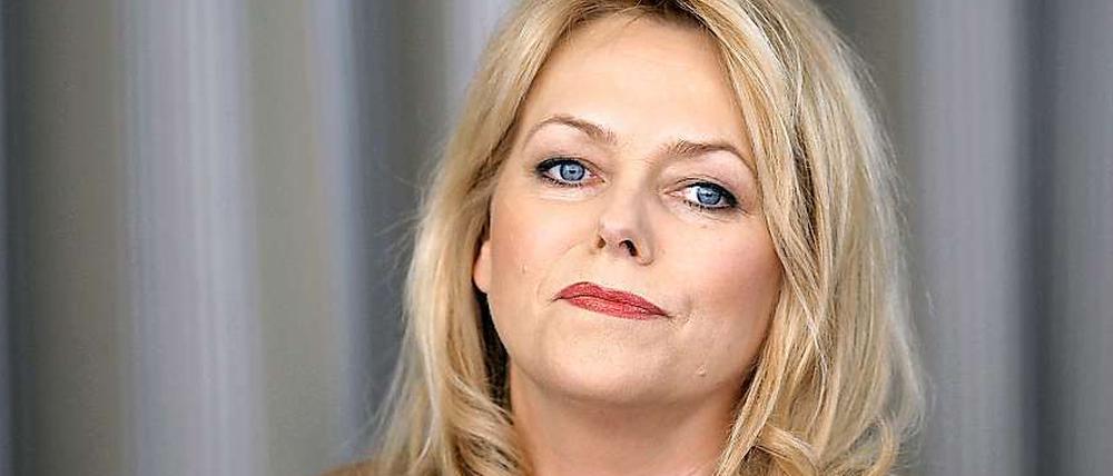 War einstr Sprecherin in der "Tagesschau": Eva Herman.