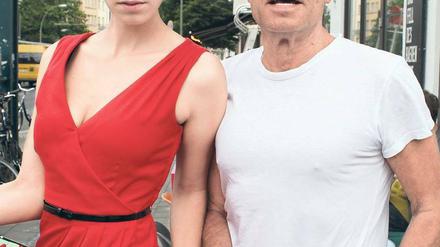 Saralisa Volm und Klaus Lemke.