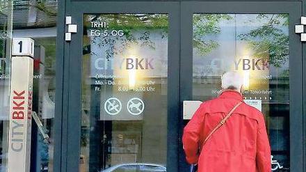 Bald ganz geschlossen. Doch noch immer haben sich rund 40 000 der 136 000 Mitglieder der City BKK keine neue Kasse gesucht. Foto: picture alliance/dpa