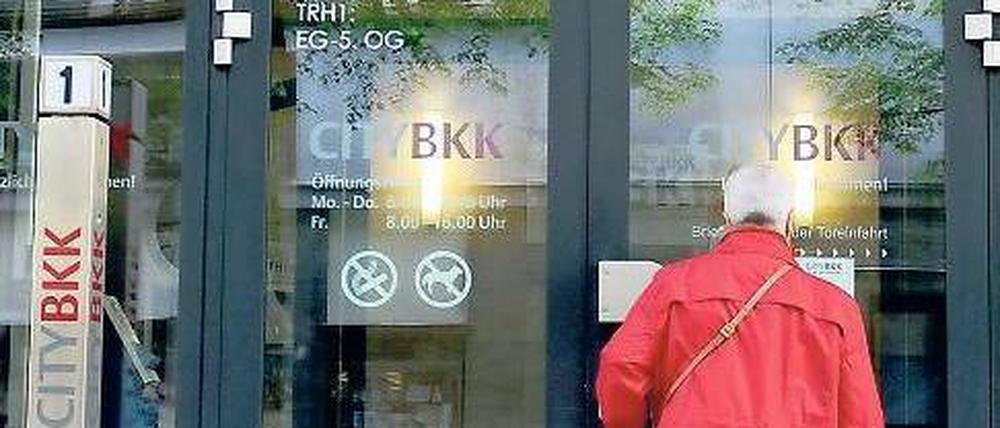 Bald ganz geschlossen. Doch noch immer haben sich rund 40 000 der 136 000 Mitglieder der City BKK keine neue Kasse gesucht. Foto: picture alliance/dpa