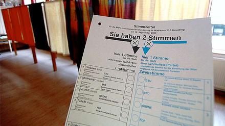 Das Wahlrecht muss reformiert werden. So verlangt es das Bundesverfassungsgericht und hat der Politik dafür vor drei Jahren bis Ende Juni 2011 Zeit gegeben. Diese Frist wird aber nicht eingehalten.