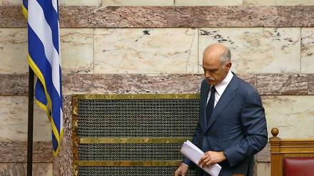 Am Mittwoch bot Papandreou dem konservativen Oppositionsführer Antonis Samaras die Bildung einer großen Koalition an. Die Verhandlungen platzten.