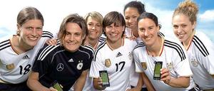 Mittendrin mit dem Smartphone.