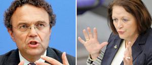 Nicht immer einer Meinung: Innenminister Friedrich (CSU) und Justizministerin Leutheusser-Schnarrenberger.