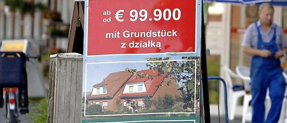 In Löcknitz werden gezielt junge polnische Familien angesprochen.