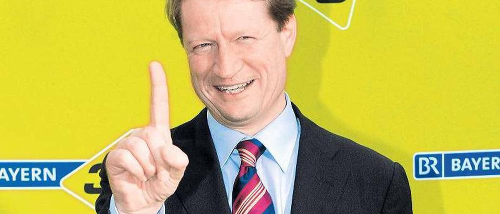 Vom Regierungssessel auf den Intendantensessel. Ulrich Wilhelm, seit Februar „Ansager“ im Bayerischen Rundfunk, hat die Seiten recht stilsicher gewechselt. Foto: dpa