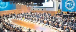 Wer das Geld hat, hat das Sagen. Die USA verfügen wie die Europäische Union über eine Sperrminorität im IWF. 