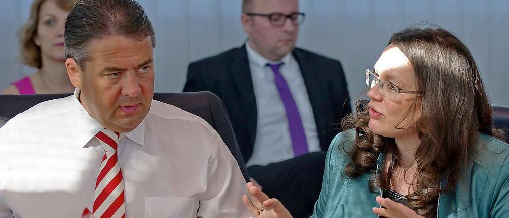 Parteichef Sigmar Gabriel und Generalsekretärin Andrea Nahles wollen die Parteistrukturen reformieren. Aber nicht alle Vorschläge finden in der SPD Zustimmung.